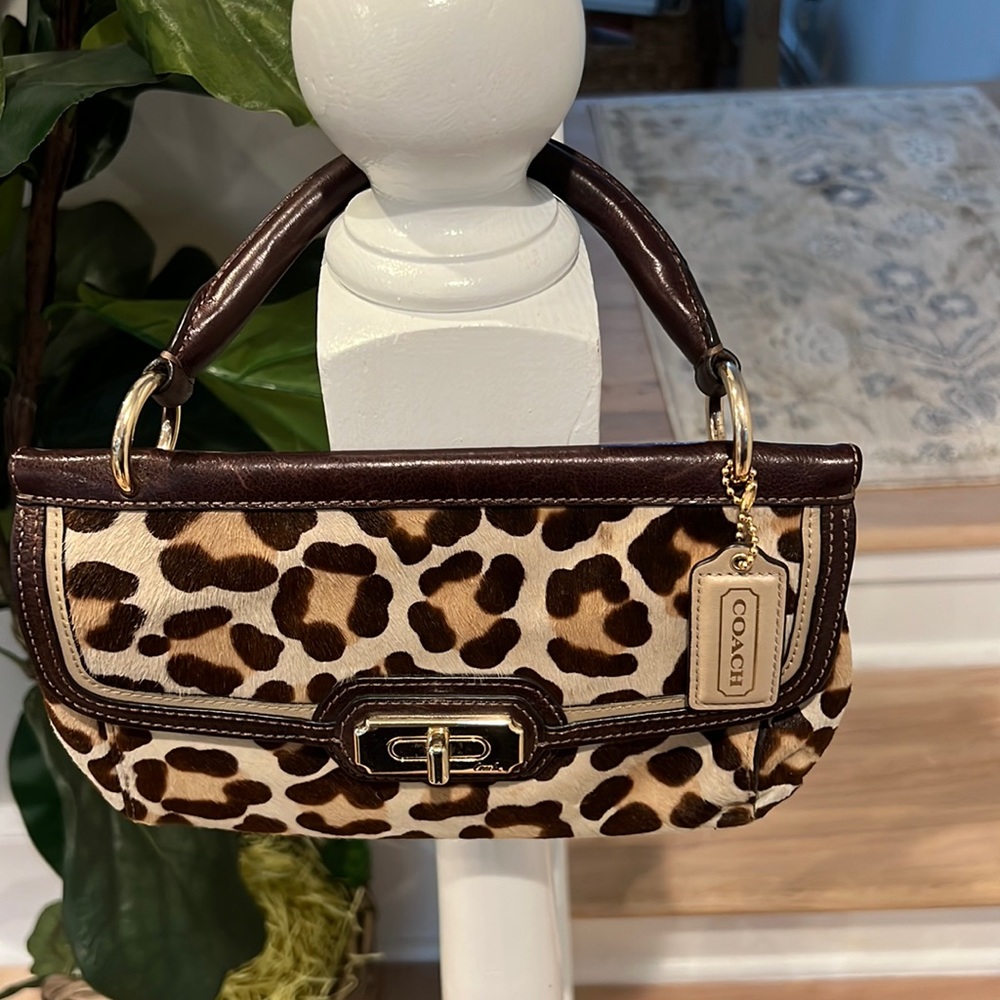Leopard coach bag